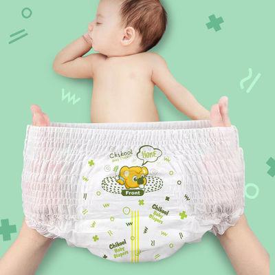 Breathable Surface Baby Diapers Disposable Plain Woven