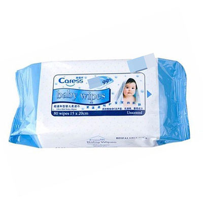 100% Non Woven Cotton Disposable Wet Wipes For Babies